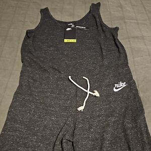 Nike Charcoal Gray Sleeveless Jumpsuit